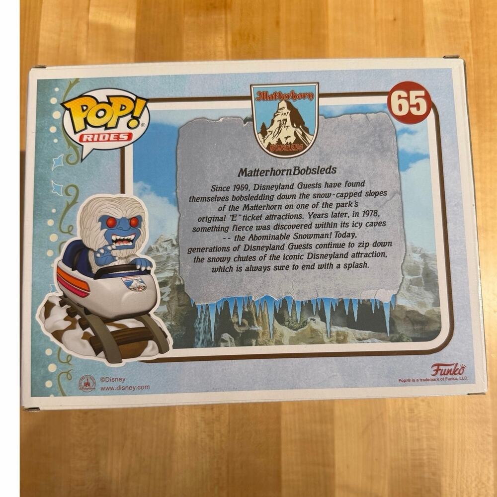 Funko Pop! Disney Parks Exclusive Matterhorn Bobsled and Abominable Snowman - Picture 3 of 7
